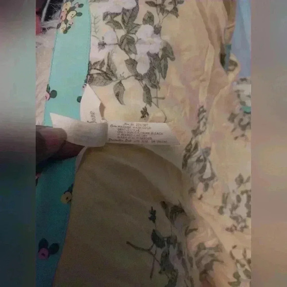 Matilda Jane What a Catch Floral Yellow and Aqua Kimona Size M/L - Picture 6 of 6